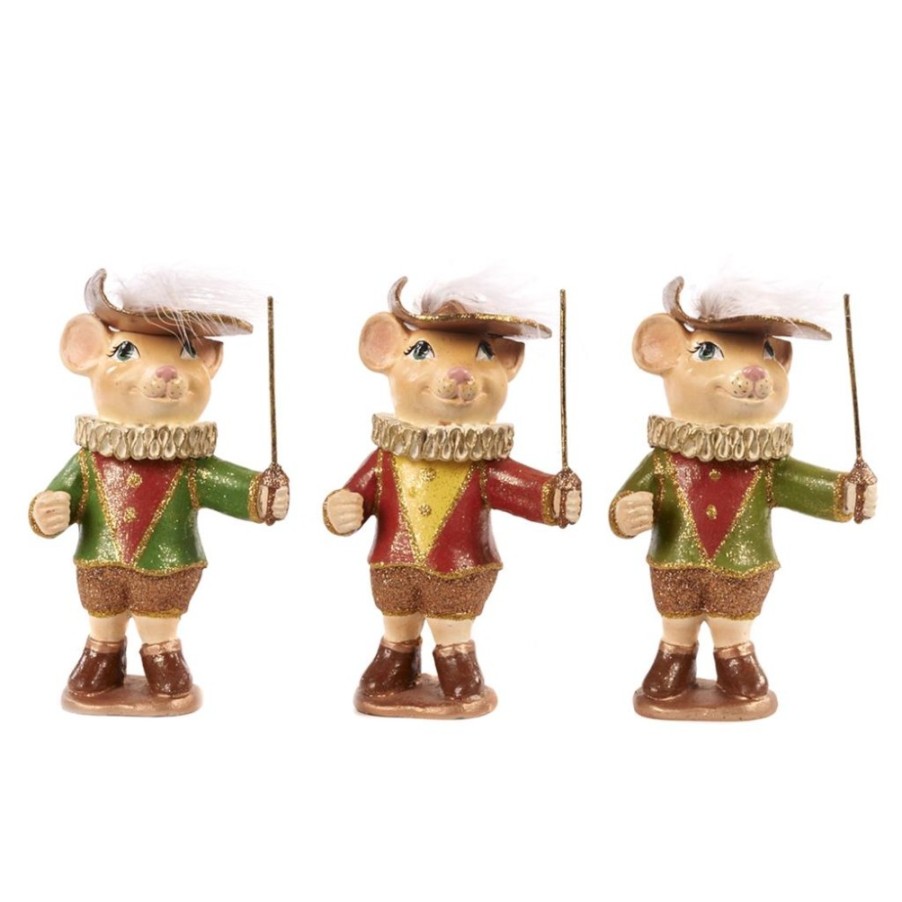 Home Decors Goodwill  | Miceketeer With Sword 3 Assorted B 96105